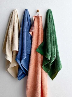 Økologisk håndklæde - 100% økologisk bomuld - Håndklæde blå 50x100 cm - Södahl Organic Comfort - Linen blue