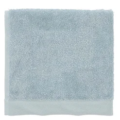 Økologisk håndklæde - 100% økologisk bomuld - Gæstehåndklæde lyseblå 40x60 cm - Södahl Organic Comfort - Linen blue