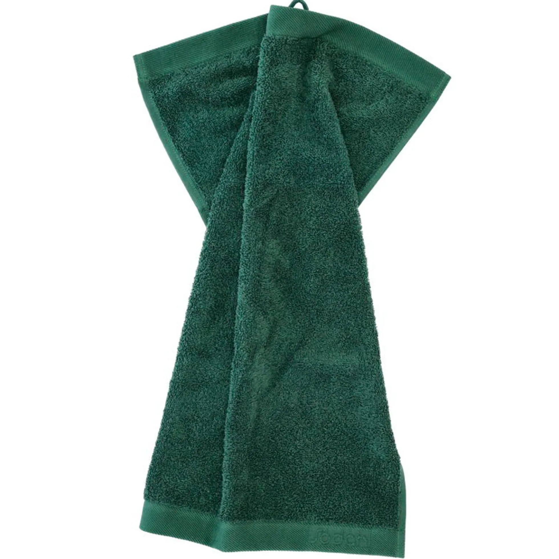 Økologisk håndklæde - 100% økologisk bomuld - Gæstehåndklæde grøn 40x60 cm - Södahl Organic Comfort - Forest green
