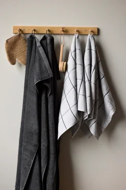 Økologisk håndklæde - 100% økologisk bomuld - Badehåndklæde grå70x140 cm - Södahl Organic Comfort - Ash