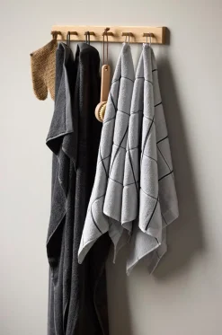 Økologisk håndklæde - 100% økologisk bomuld - Badehåndklæde grå70x140 cm - Södahl Organic Comfort - Ash