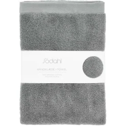 Økologisk håndklæde - 100% økologisk bomuld - Badehåndklæde grå 70x140 cm - Södahl Organic Comfort - Stone grey