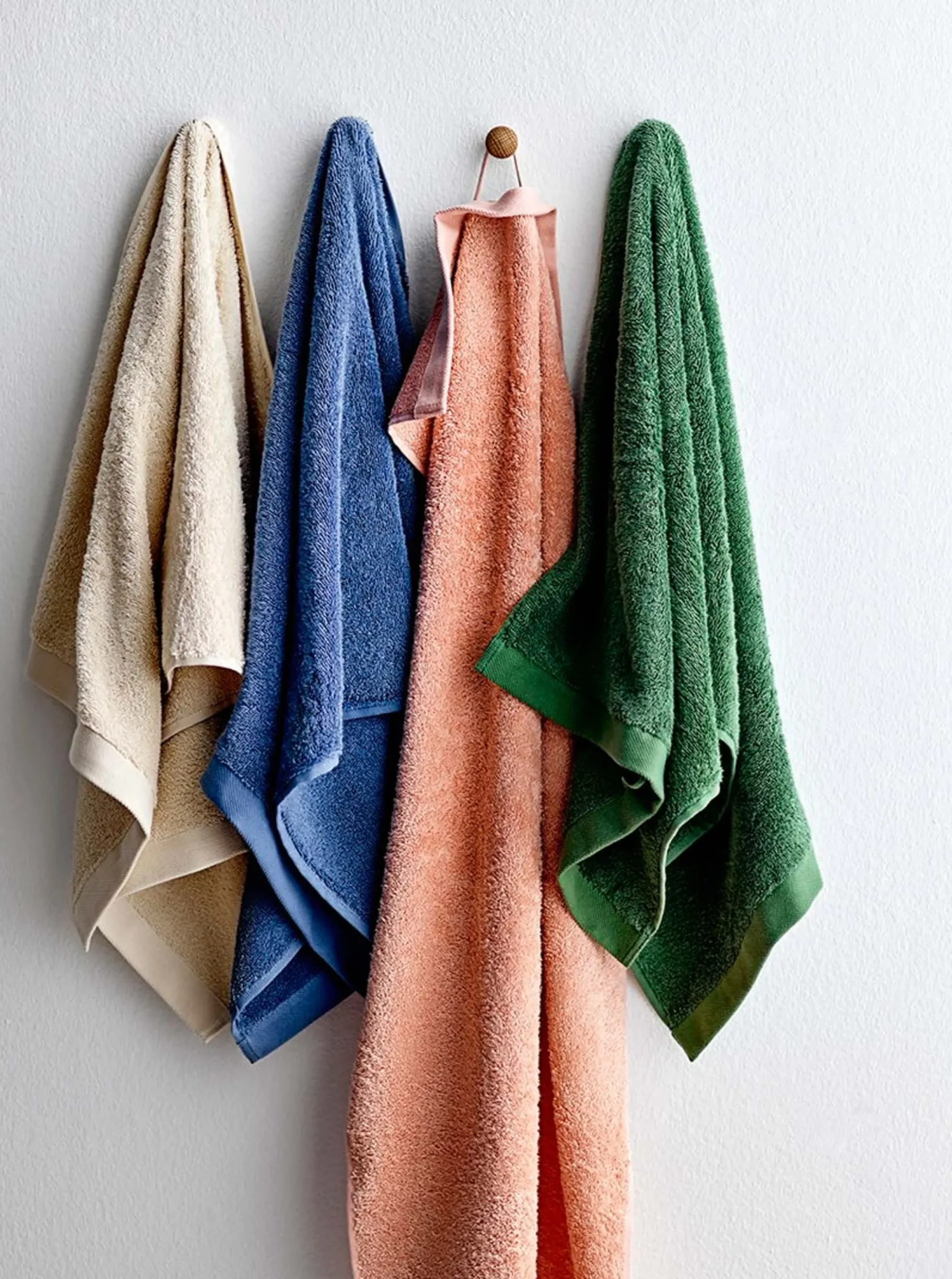 Økologisk håndklæde - 100% økologisk bomuld - Badehåndklæde blå 70x140 cm - Södahl Organic Comfort - Linen Blue