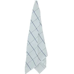 Økologisk håndklæde - 100% økologisk bomuld - Badehåndklæde 70x140 cm - Södahl Vista - Blå ternet