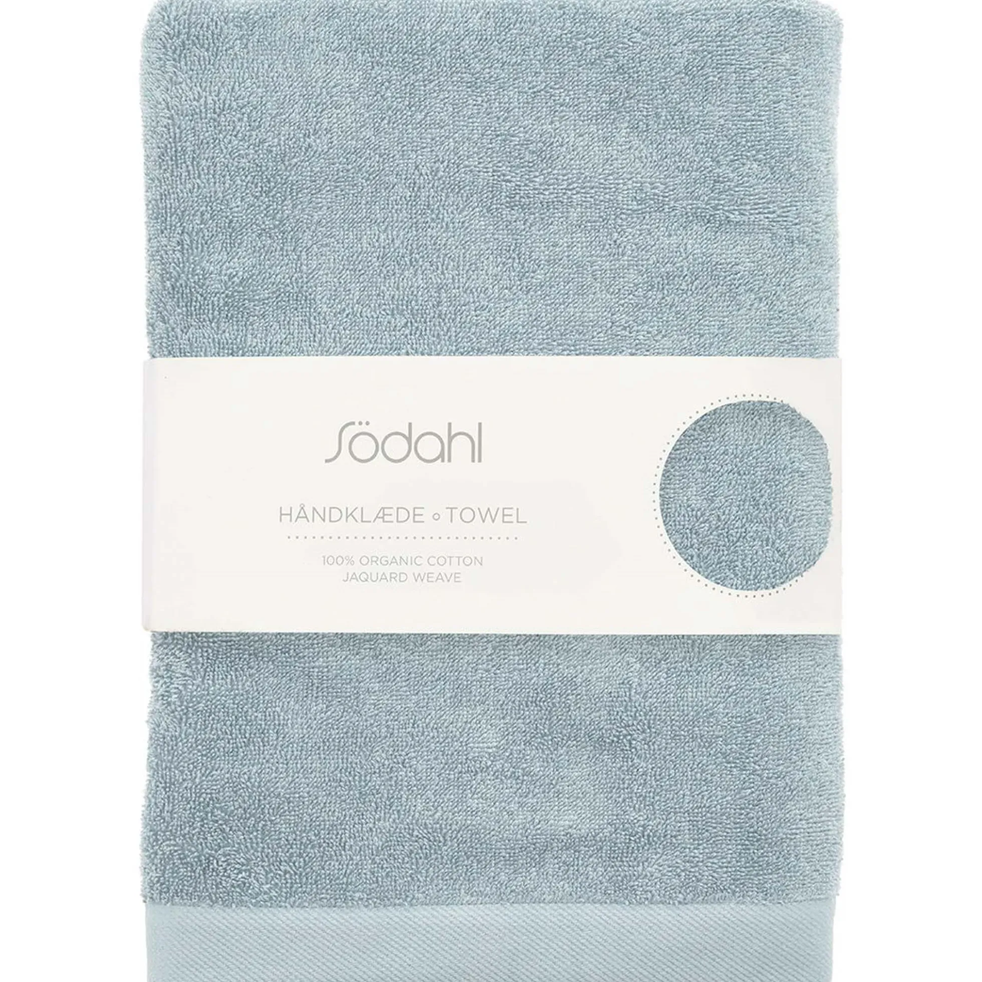 Økologisk håndklæde - 100% økologisk bomuld - Badehåndklæde 70x140 cm - Södahl Organic Comfort - Blå
