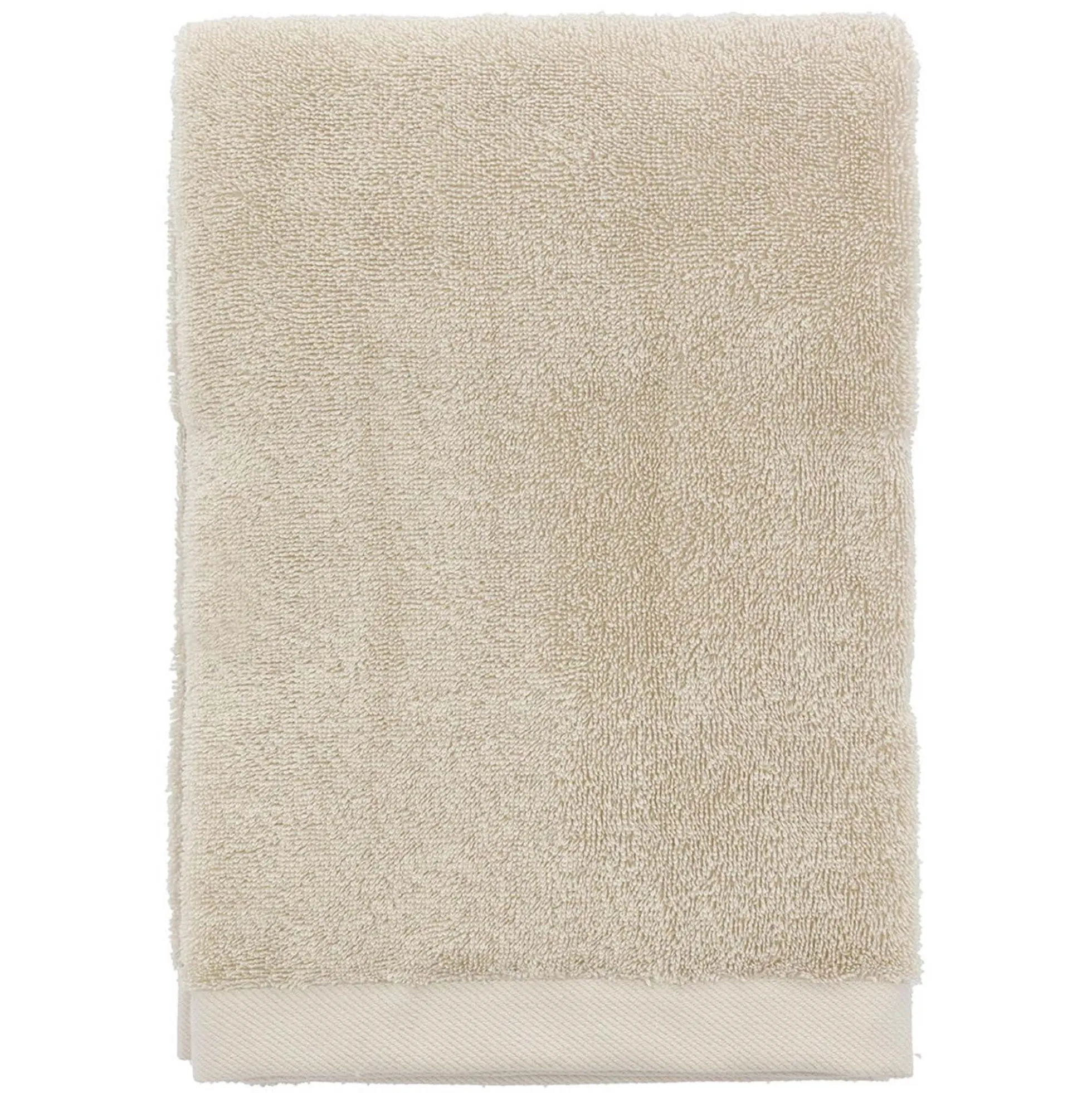 Økologisk håndklæde - 100% økologisk bomuld - Badehåndklæde 70x140 cm - Södahl Organic Comfort - Beige