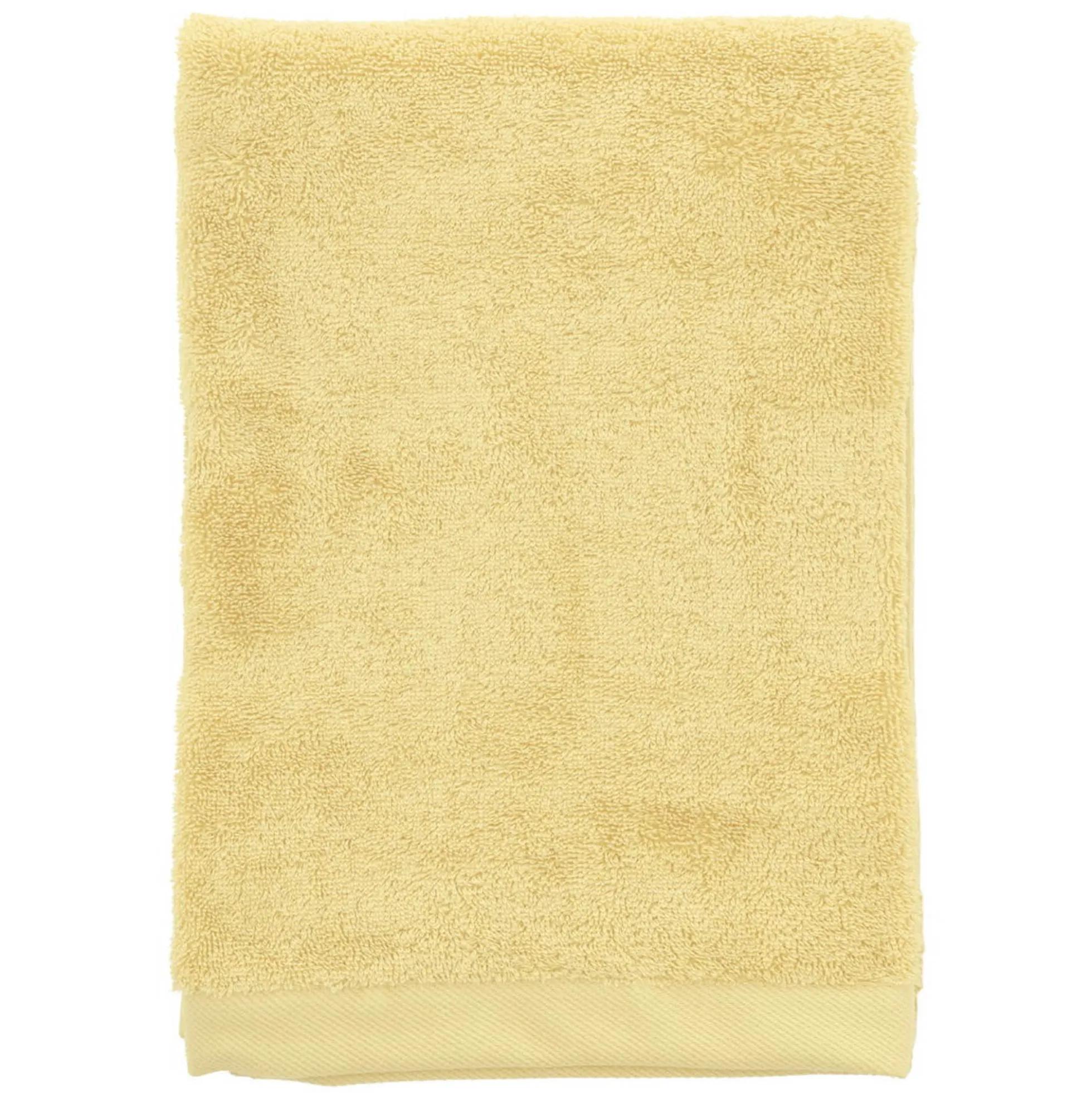 Økologisk håndklæde - 100% økologisk bomuld - Badehåndklæde 70x140 cm - Södahl Organic Comfort - Gul