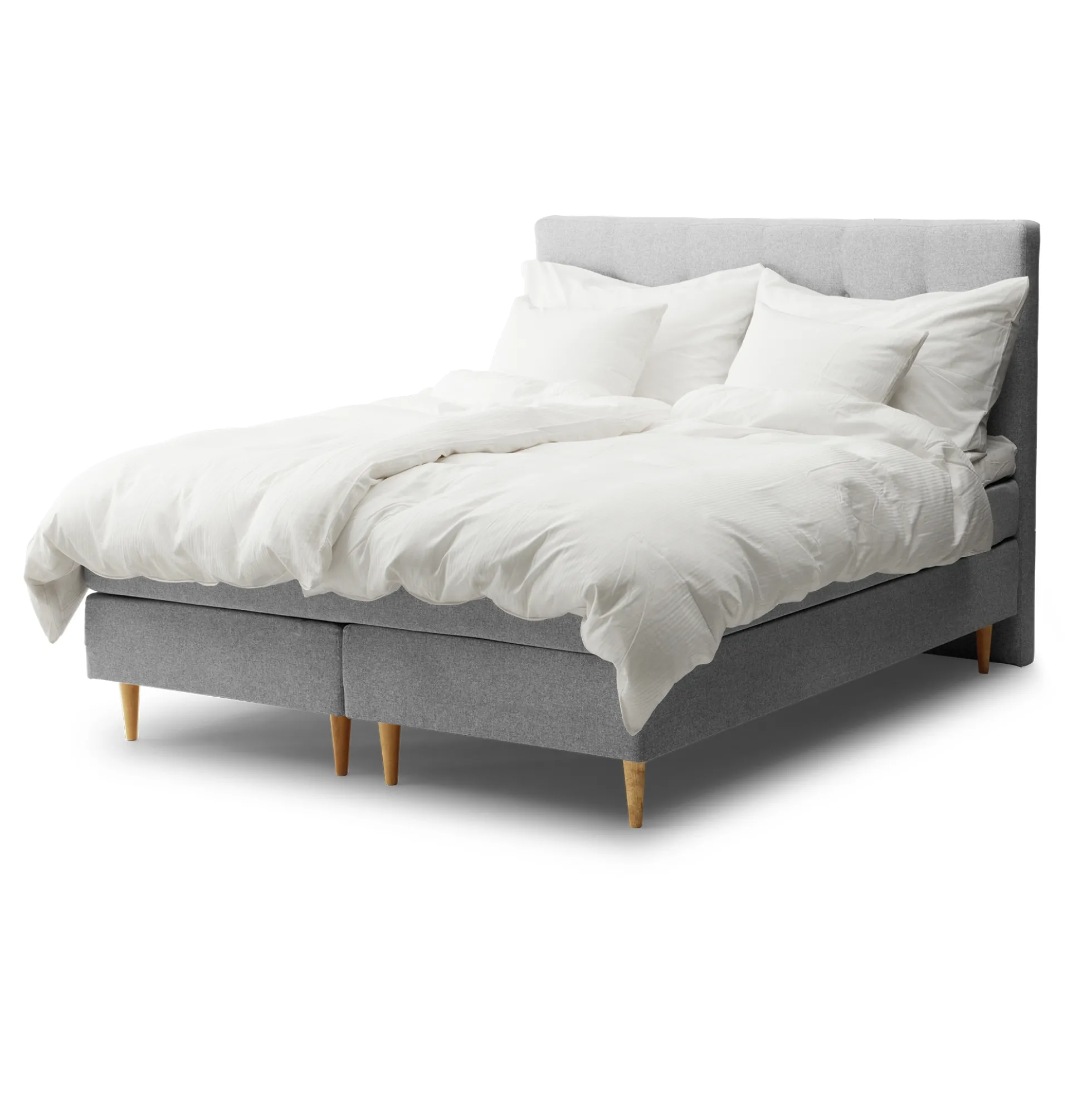 Kontinentalseng 160x200 cm - Favorit Luksus - Ergonomisk dobbeltseng - Nordstrand Home
