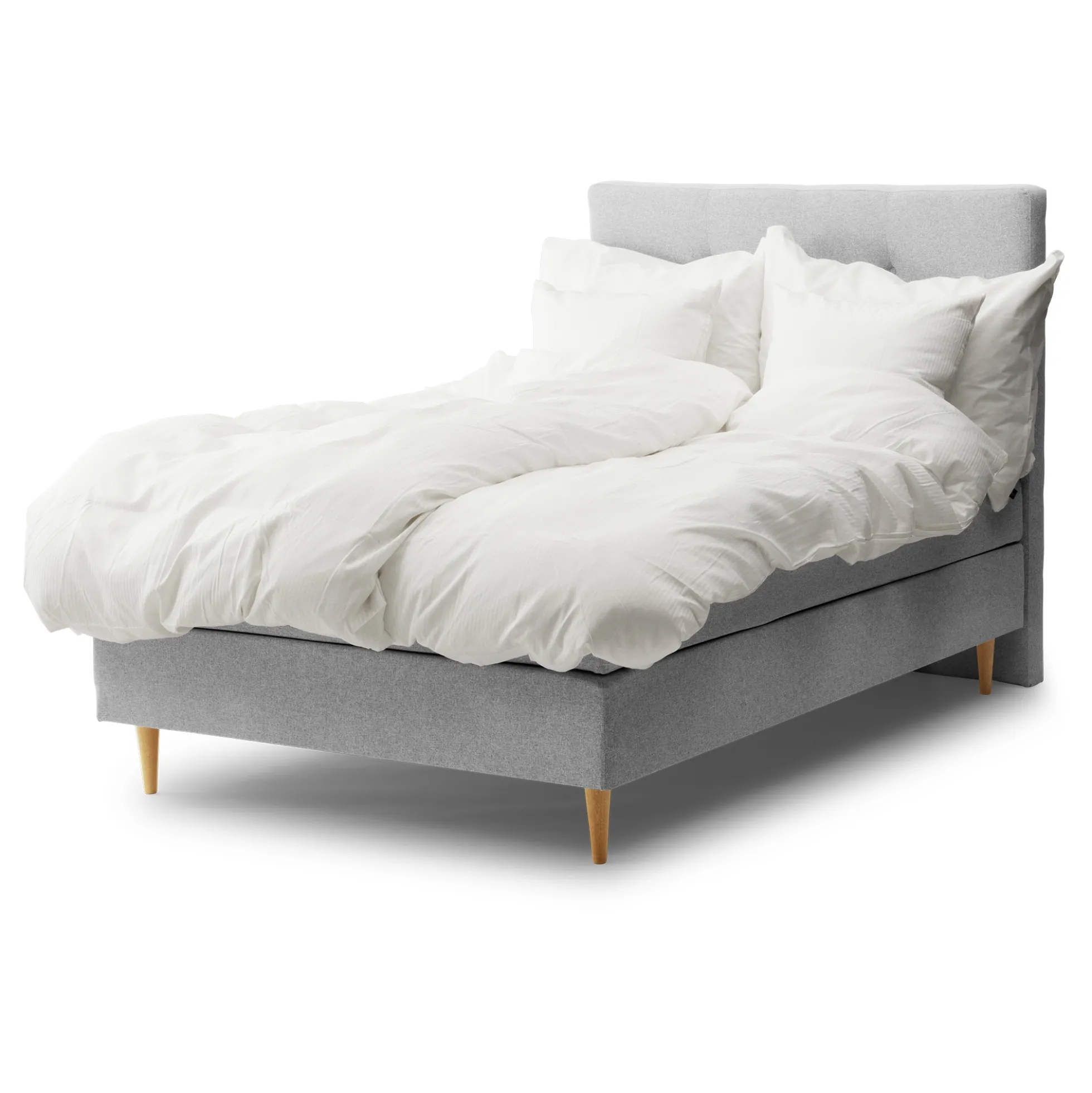 Kontinentalseng 120x200 cm - Favorit Luksus - Ergonomisk halvandenmandsseng - Nordstrand Home