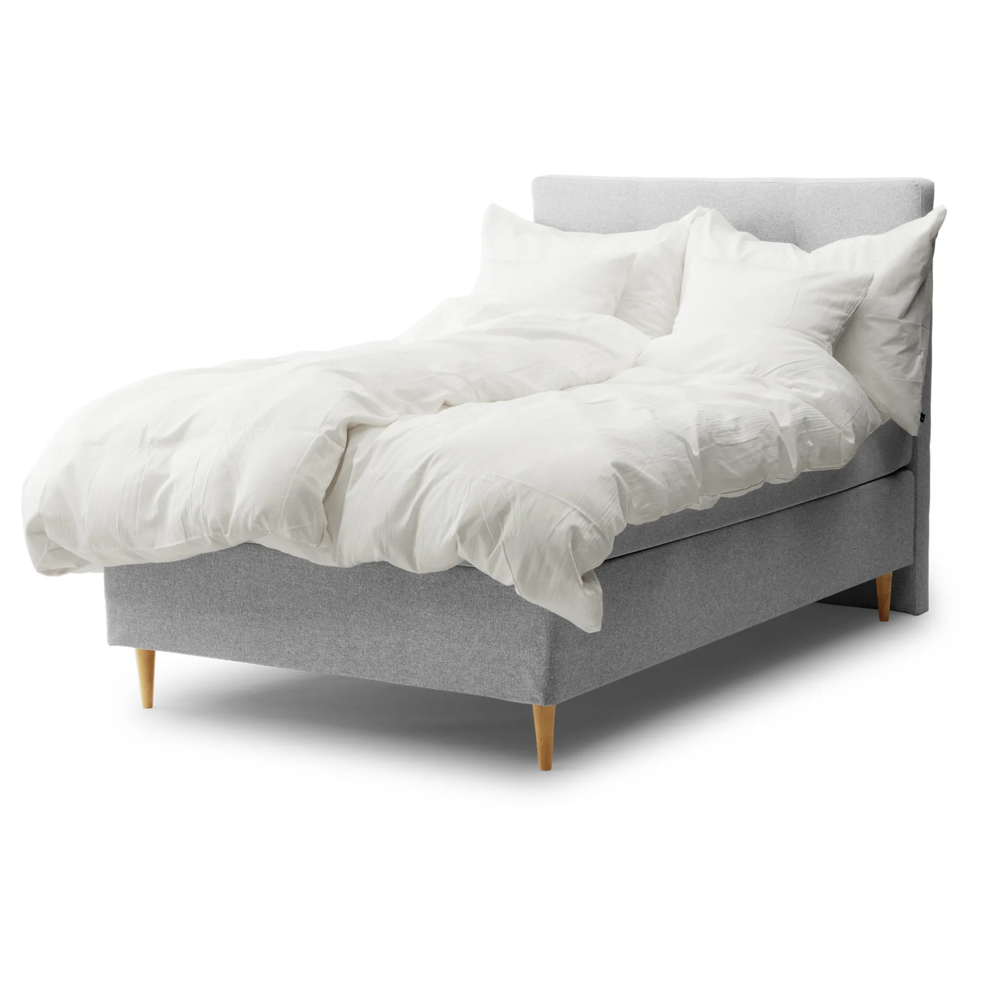 Kontinentalseng 140x200 cm - Prestige luksus - Halvandenmandsseng med ekstra fjedring - Nordstrand Home