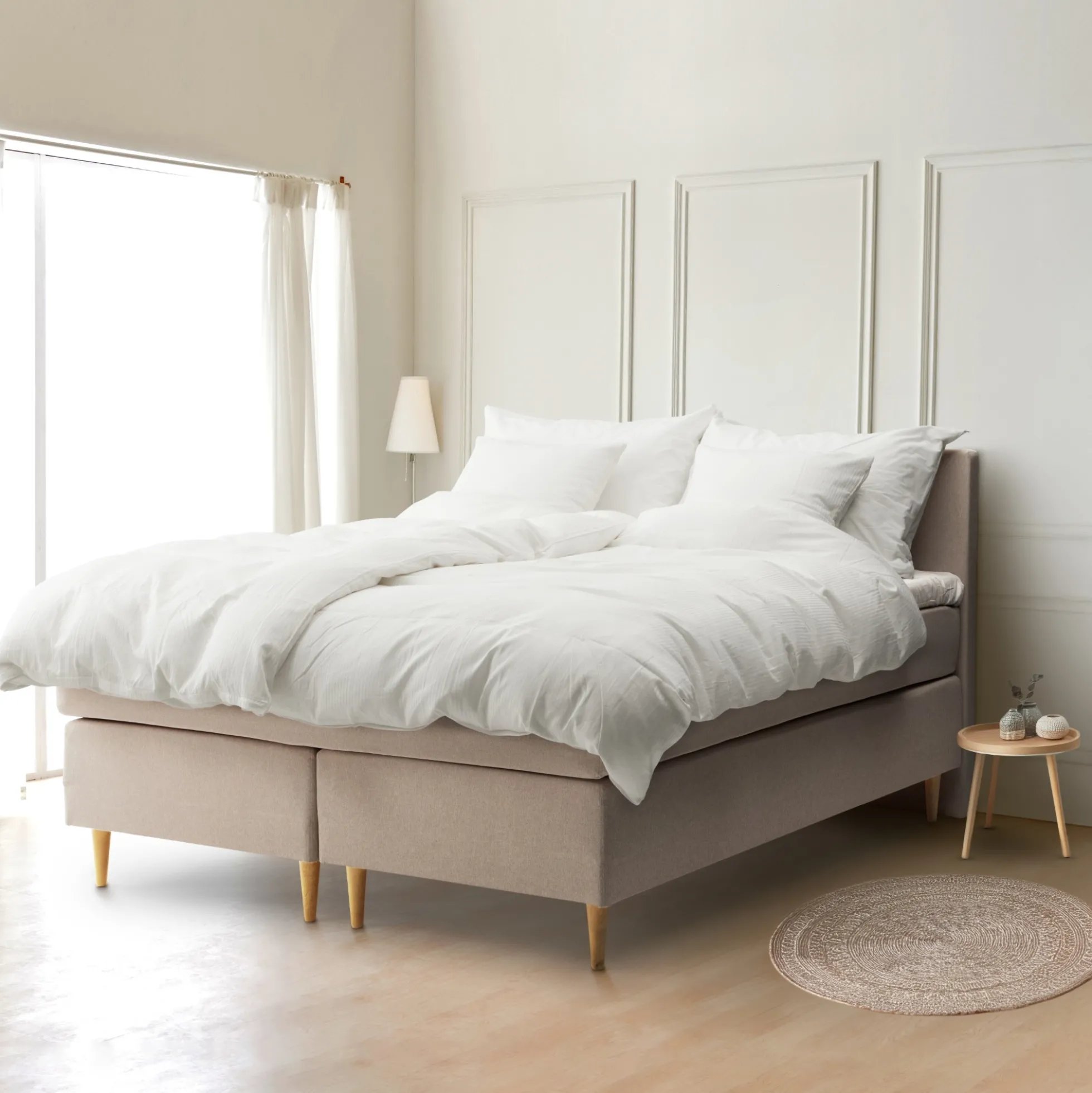 Kontinentalseng 160x200 cm - 7 zoner - Excellent Deluxe - Luksuriøs dobbeltseng med højeste komfort