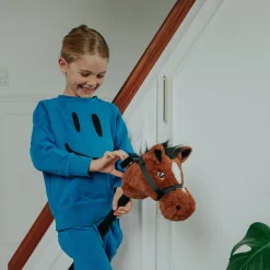 Kæphest 75 cm - Mørkebrun - Til rolleleg