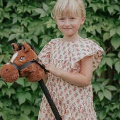 Kæphest 75 cm - Mørkebrun - Til rolleleg