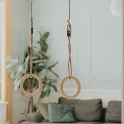 KREA Gymnastikringe i træ 150 cm til børn