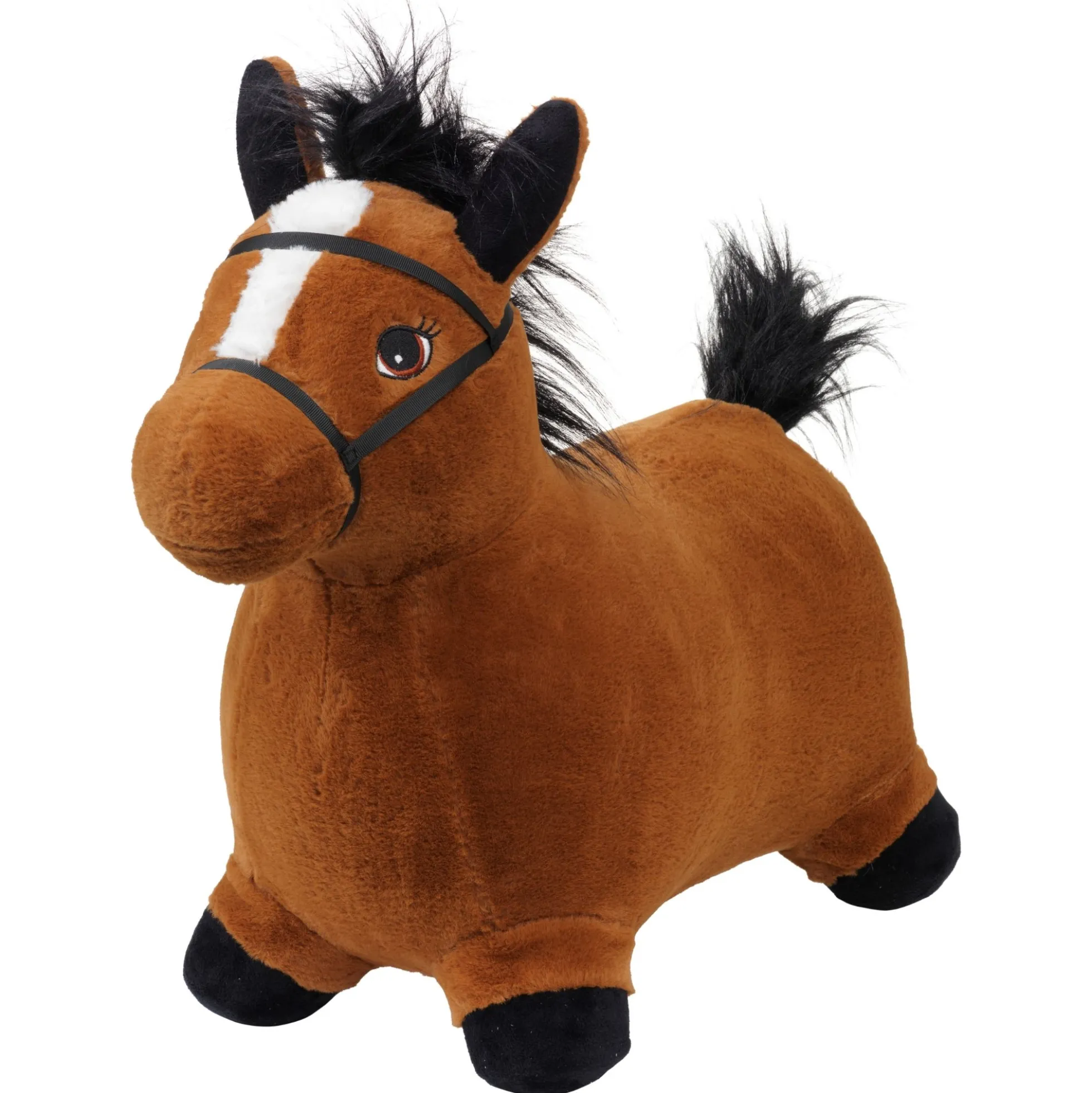 KREA hoppedyr 42x48x50 cm - Brun hest