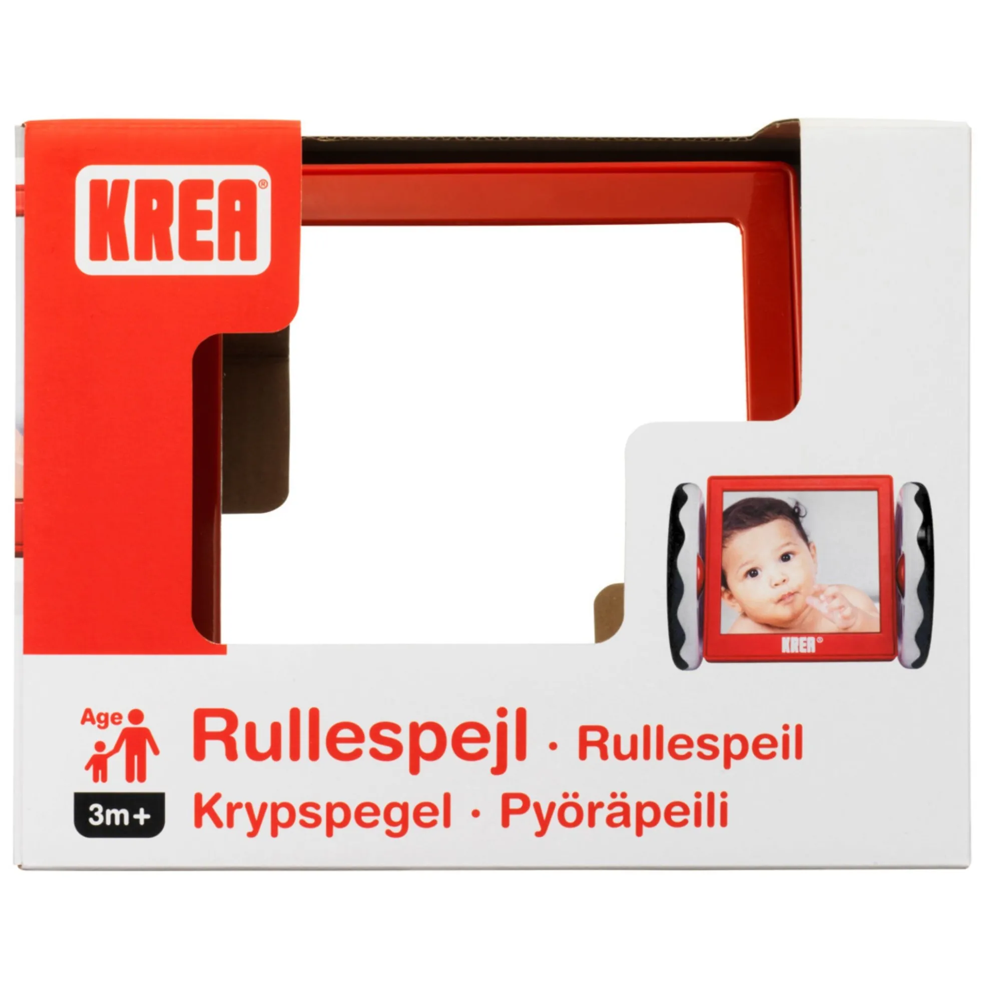 KREA rullespejl - babylegetøj til mavetræning - fra 3 mdr.