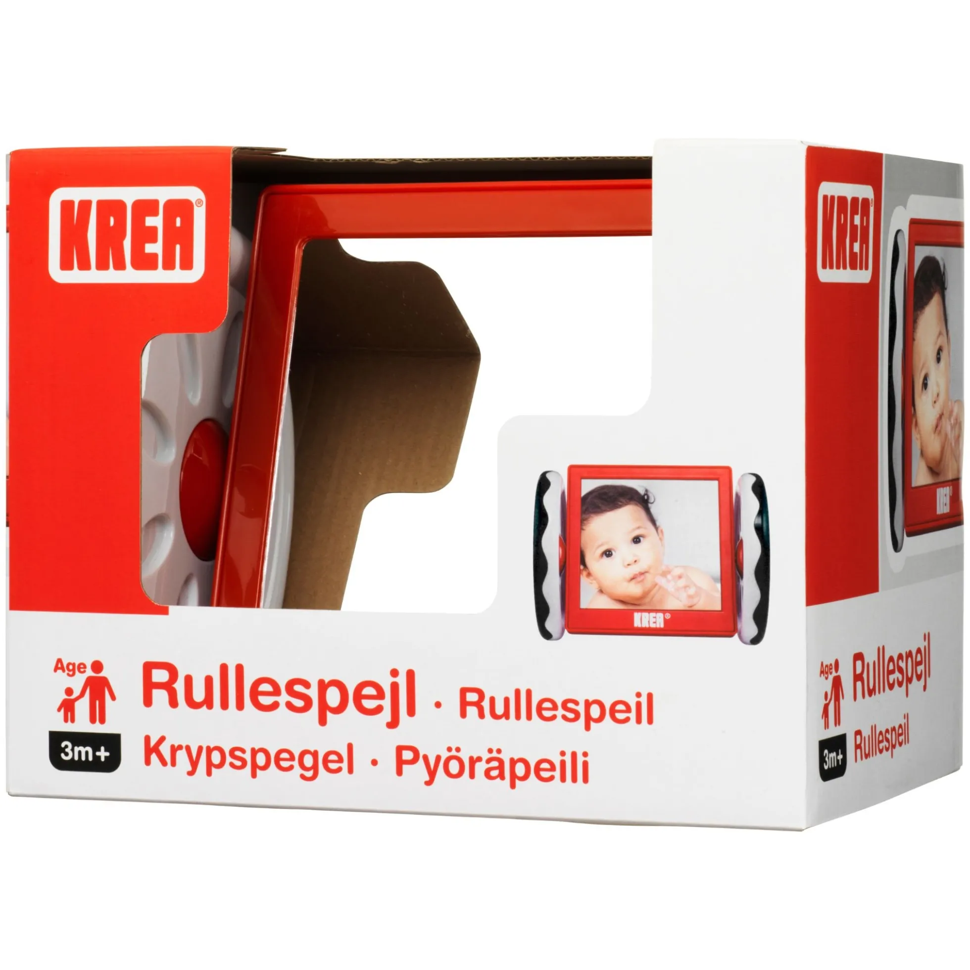 KREA rullespejl - babylegetøj til mavetræning - fra 3 mdr.