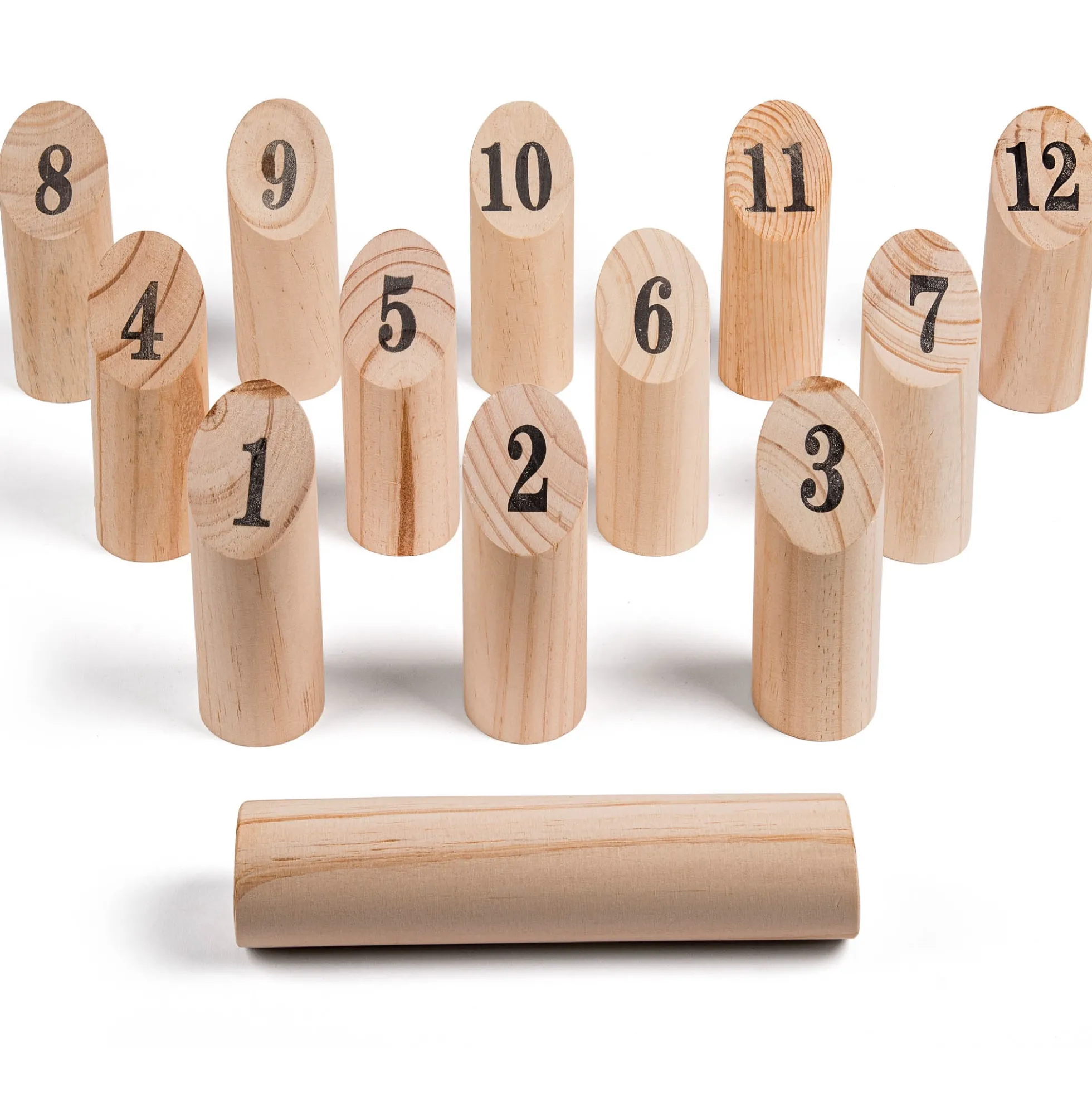 Kubb med tal - Underholdende spil for 2