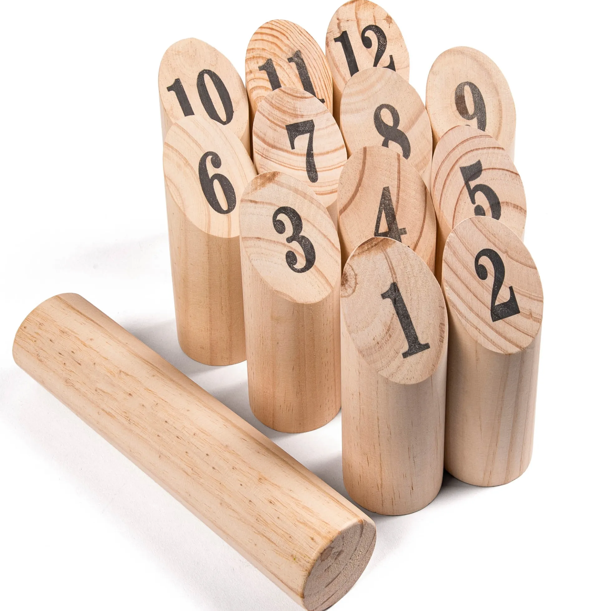 Kubb med tal - Underholdende spil for 2