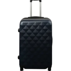 Kuffert - Hardcase kuffert - Str. Medium - Diamant mørkeblå - Smart rejsekuffert