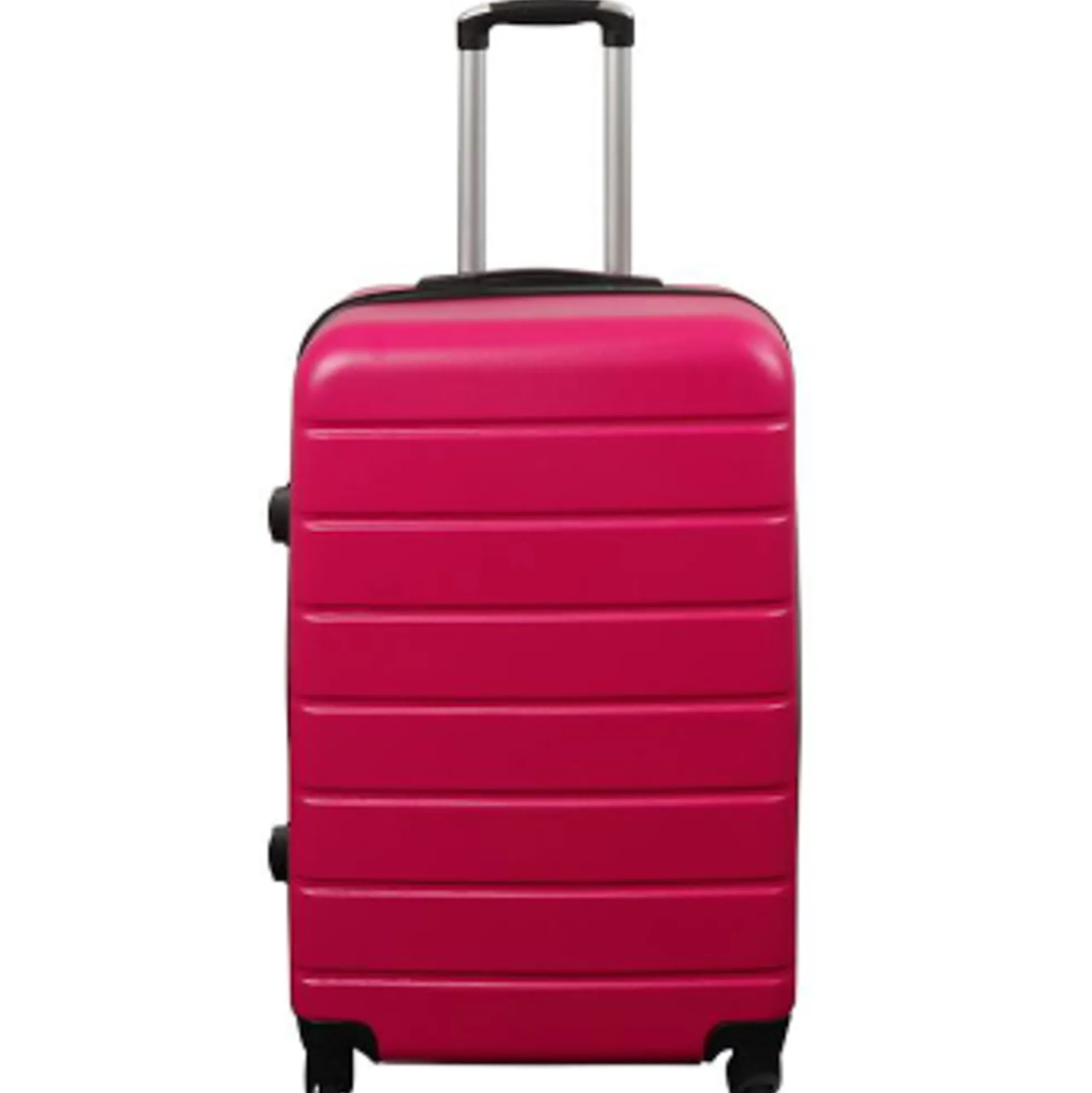 Kuffert - Hardcase kuffert - Str. Medium - Pink - Praktisk rejsekuffert