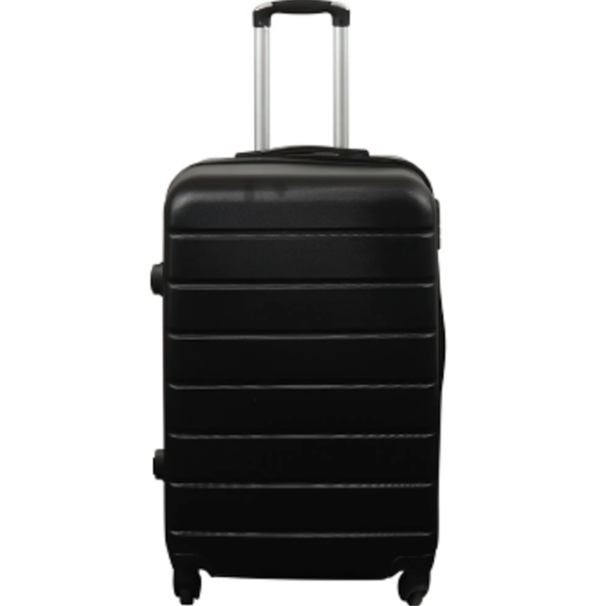 Kuffert - Hardcase kuffert - Str. Medium - Sort - Praktisk rejsekuffert