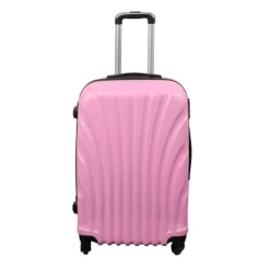 Kuffert - Hardcase kuffert - Str. Medium - Lyserød musling - Eksklusiv rejsekuffert