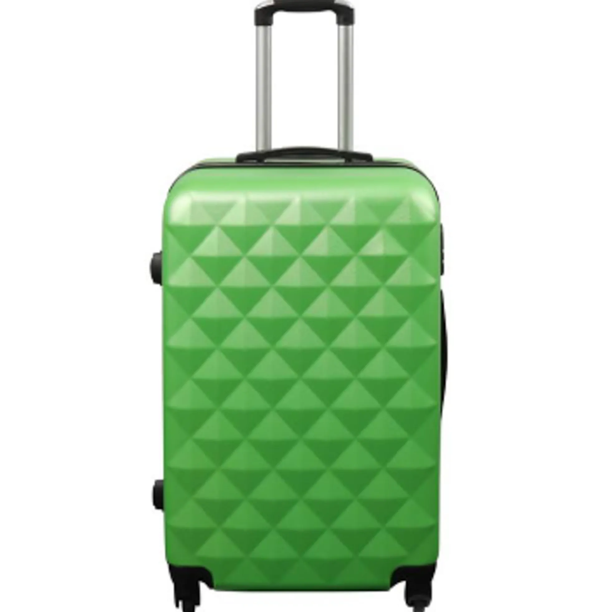 Kuffert - Hardcase - Str. Medium - Diamant grøn - Smart billig rejsekuffert