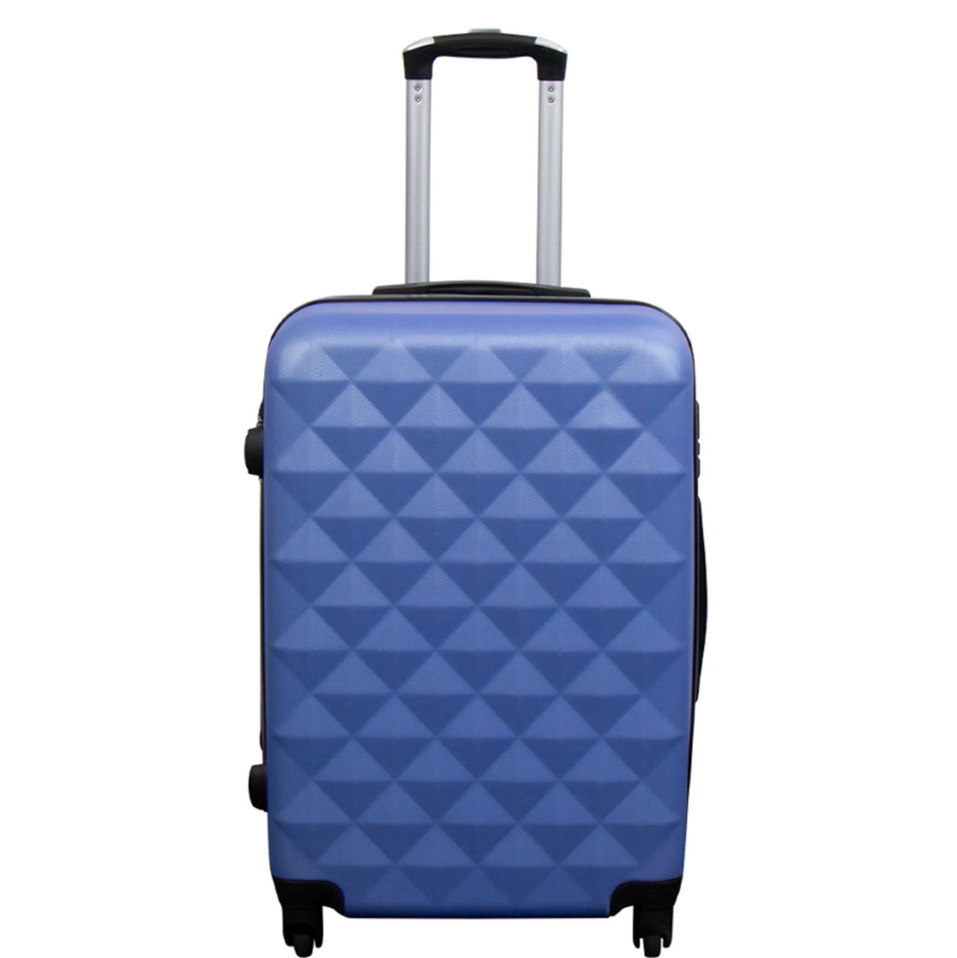 Kuffert - Hardcase - Str. Medium - Diamant blå - Smart billig rejsekuffert