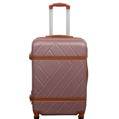 Kuffert tilbud - Hardcase - Str. Medium - Retro rosa - Smart rejsekuffert