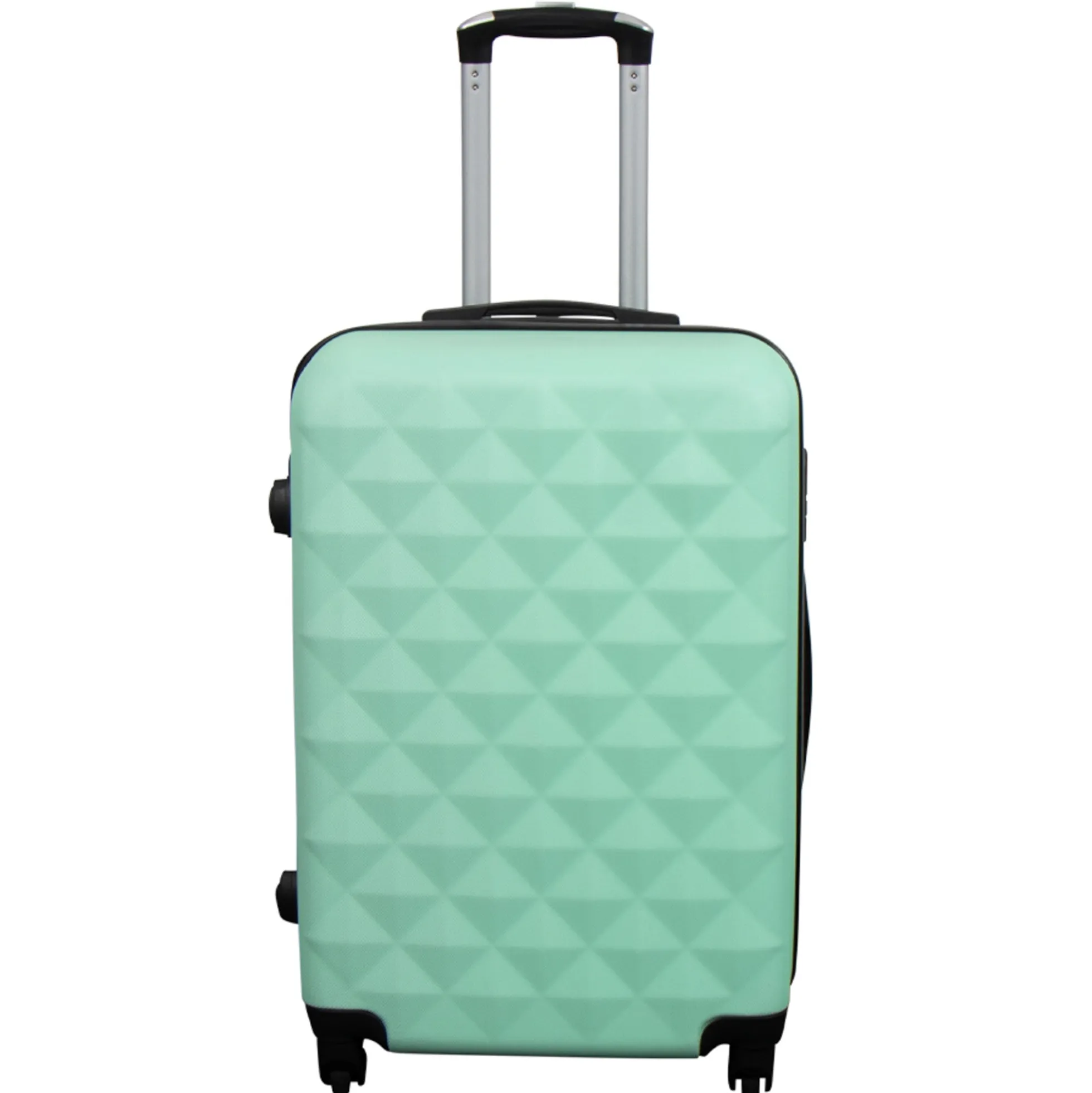 Kuffert tilbud - Hardcase - Str. Medium - Diamant turkis - Smart rejsekuffert