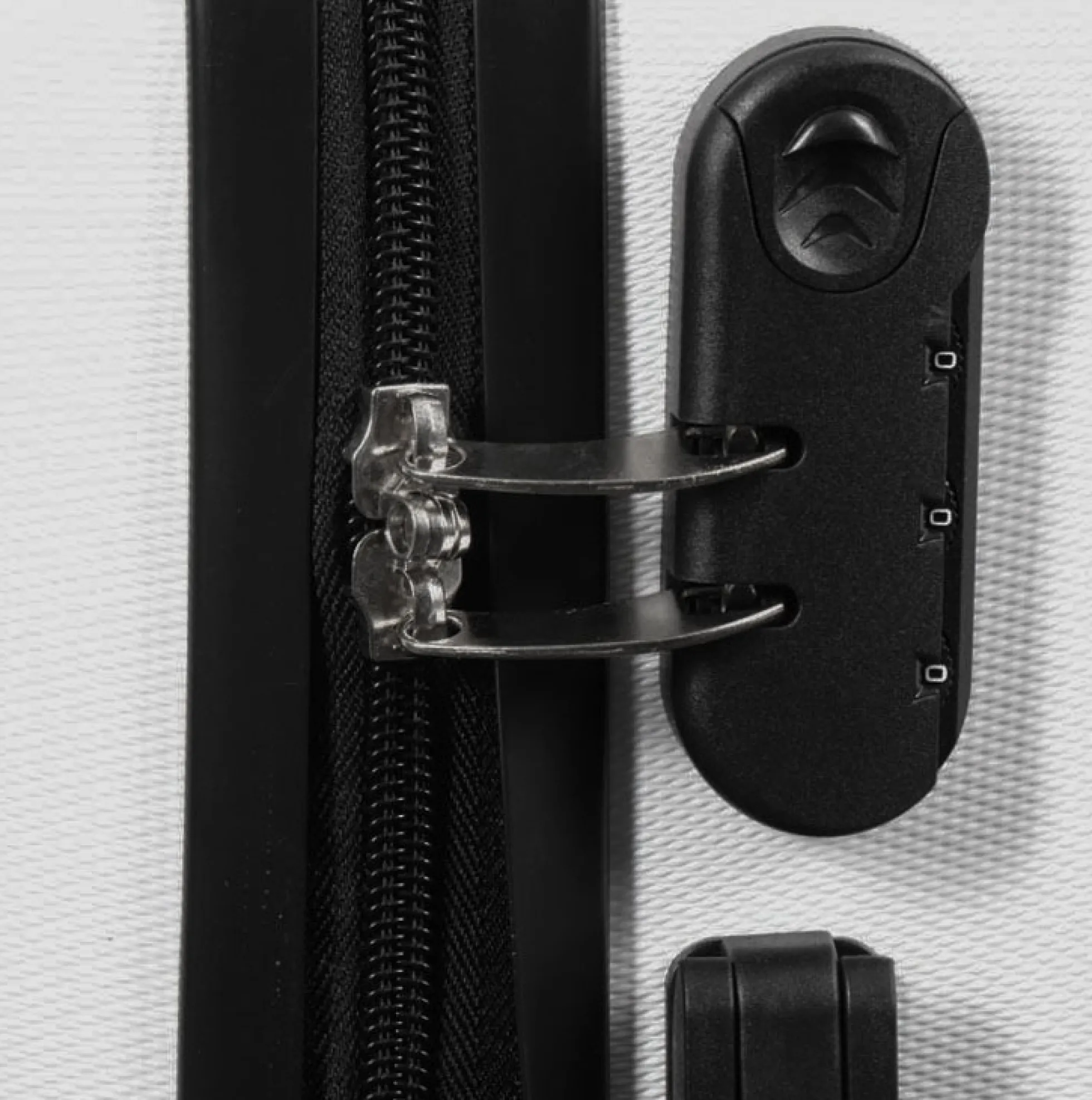Kuffert tilbud - Hardcase - Str. Medium - Diamant hvid - Smart rejsekuffert