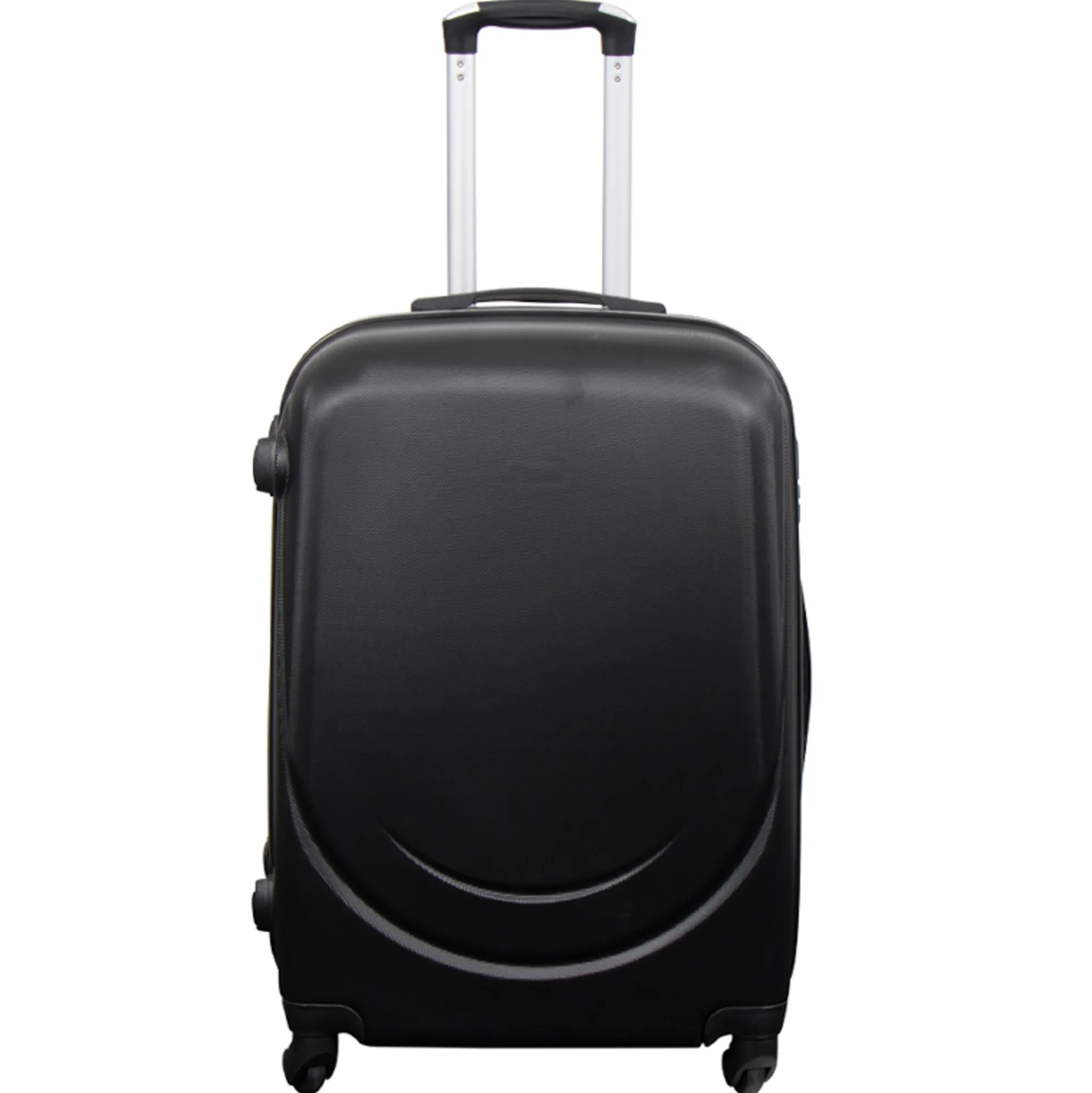 Kuffert tilbud - Hardcase - Str. Medium - Classic sort - Smart rejsekuffert