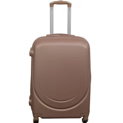 Kuffert tilbud - Hardcase - Str. Medium - Classic mocca - Smart rejsekuffert
