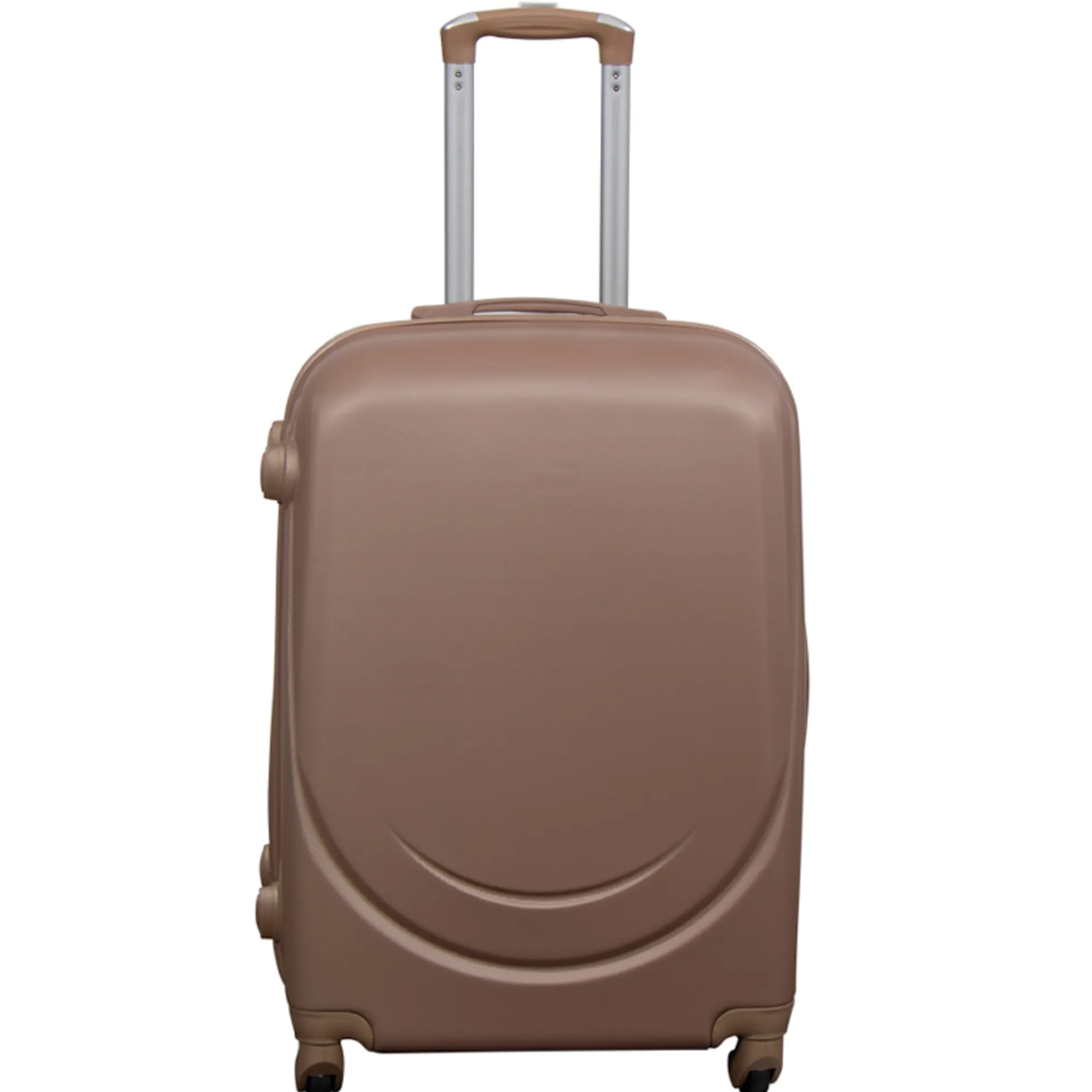 Kuffert tilbud - Hardcase - Str. Medium - Classic mocca - Smart rejsekuffert