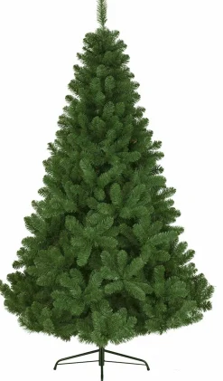 Kunstigt juletræ - Højde 270 cm - Stort, grønt og fyldigt - På fod