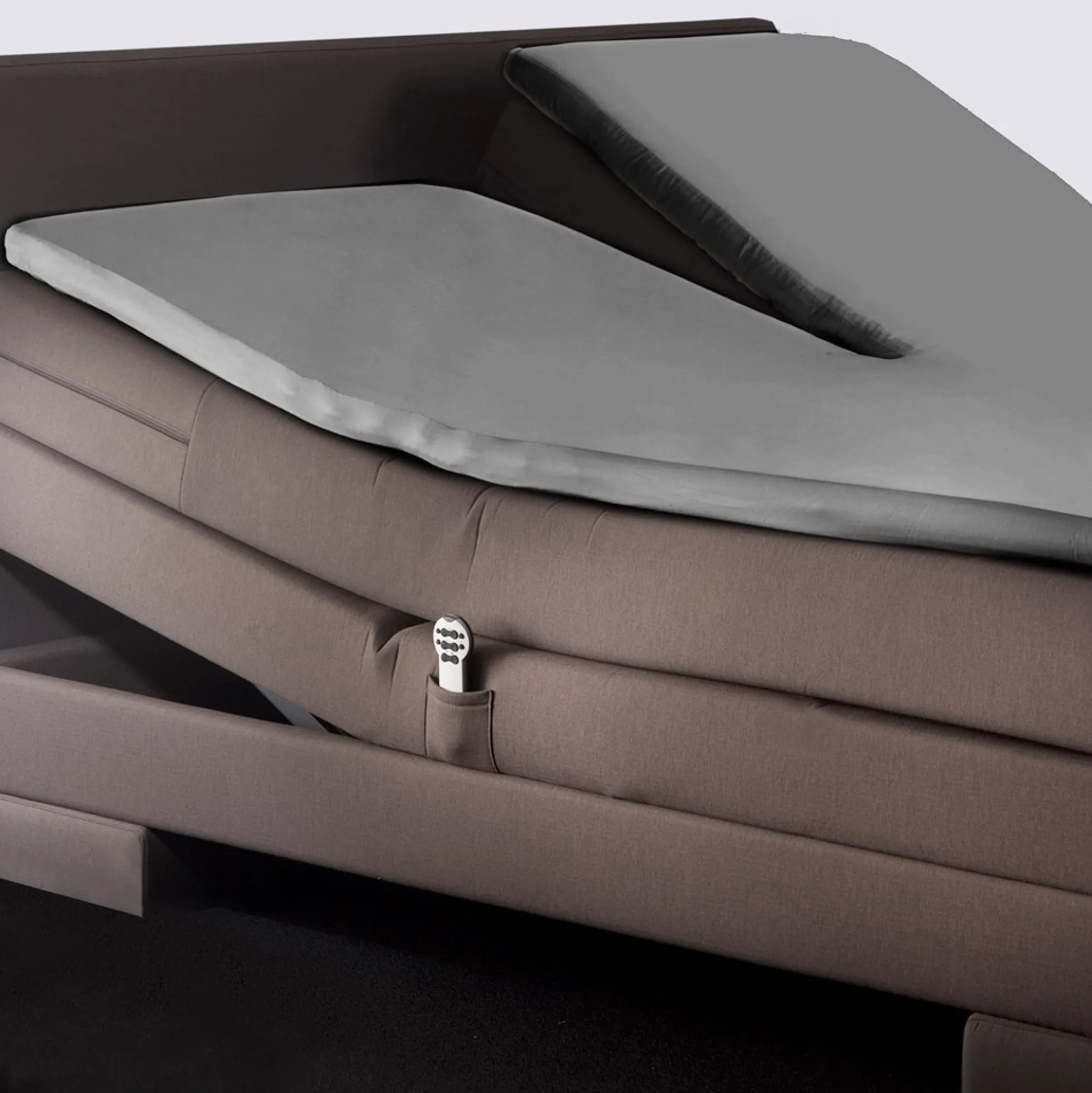 Kuvertlagen med U-split - 210x210 cm - Splitlængde 80 cm - Hvid - 100% Bomuldssatin - Borås Cotton