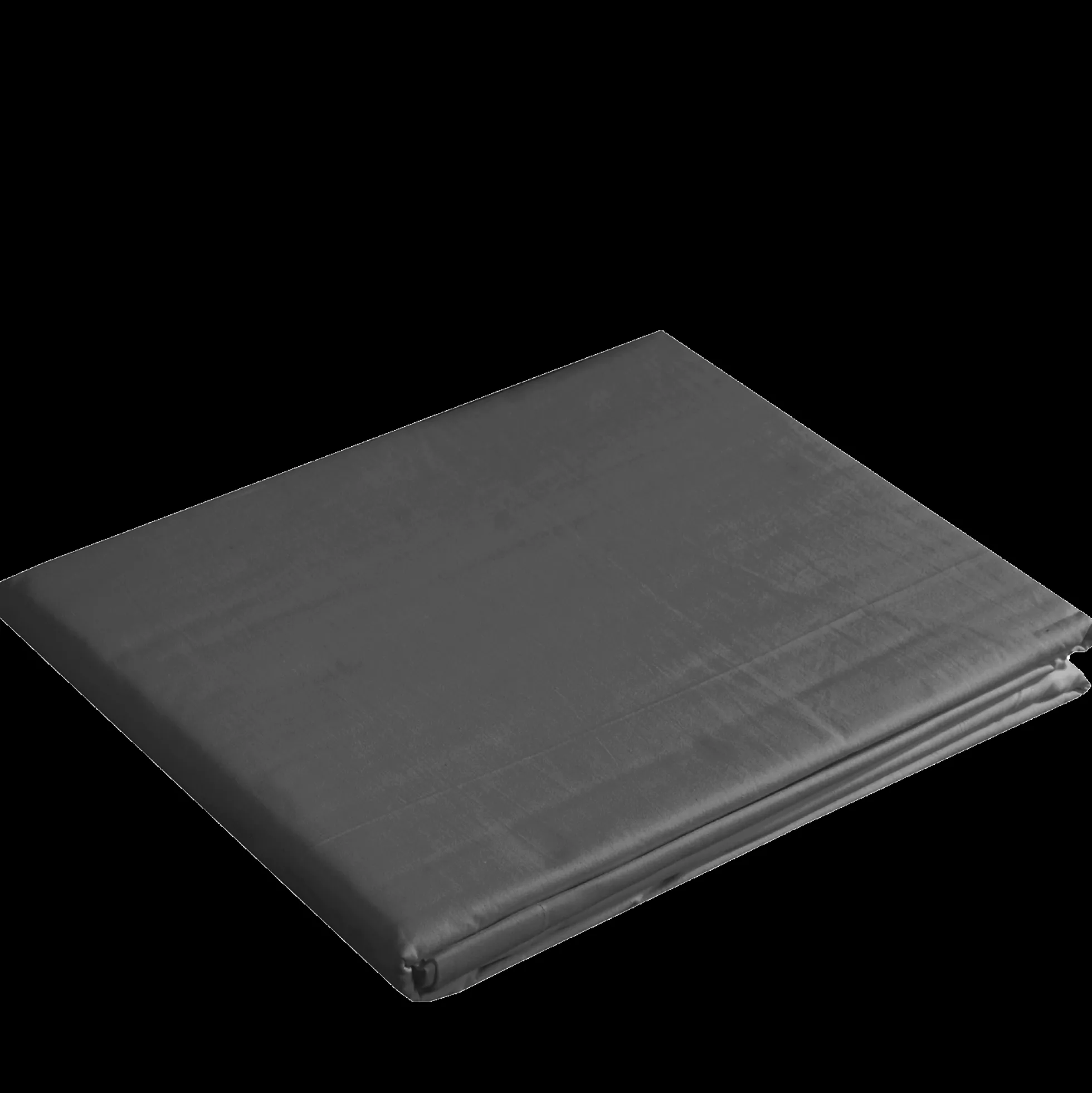 Kuvertlagen med U-split - 200x210 cm - Splitlængde 90 cm - Grå - 100% Bomuldssatin - Borås Cotton