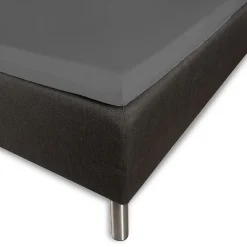 Kuvertlagen 90x200 cm - 100% blød bomuld - Højde 8 cm - Antracit gråt lagen til topmadras by Nordstrand Home