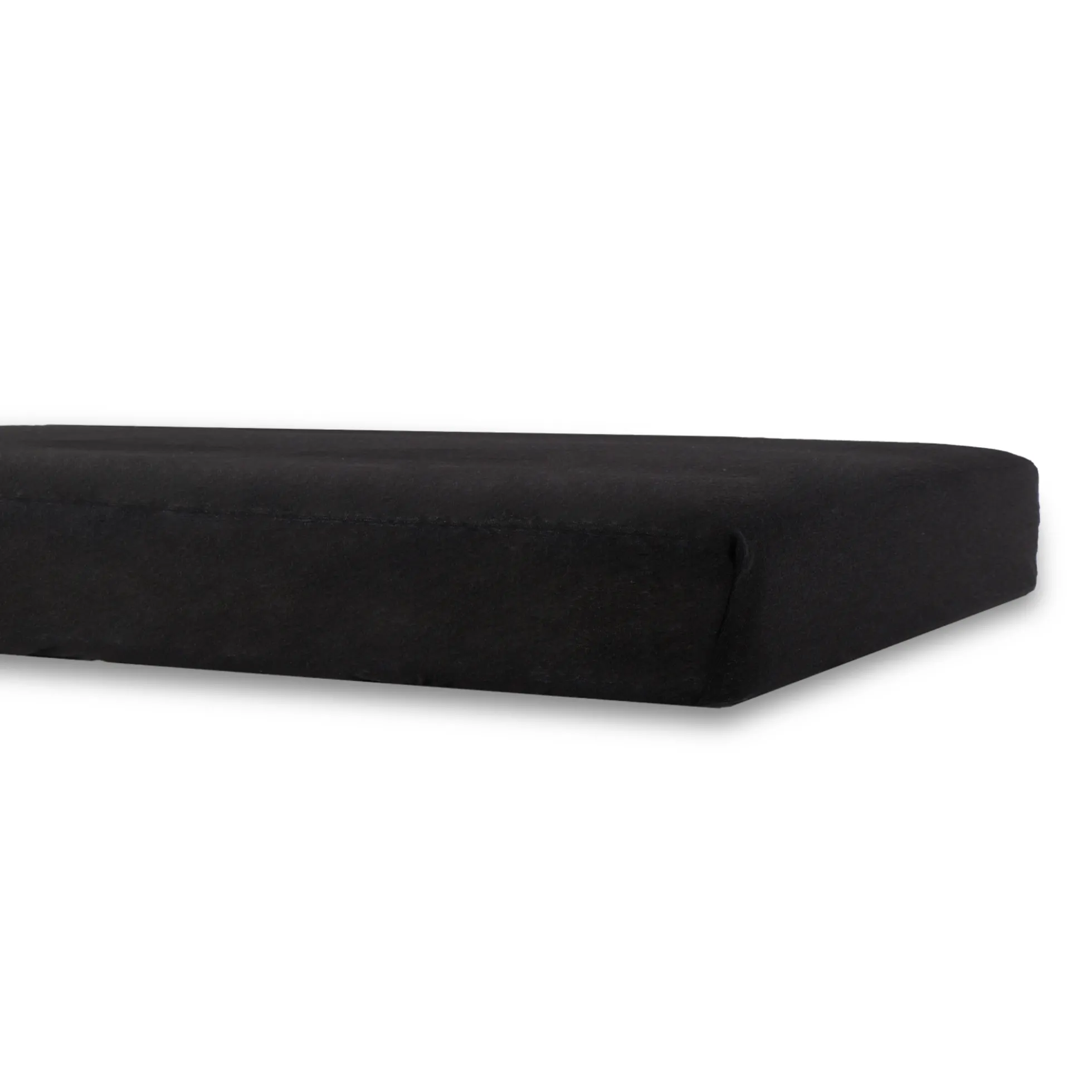 Lagen til barnevogn - 36x98 cm - Sort jerseylagen - IN Style - Faconlagen til barnevognsmadras