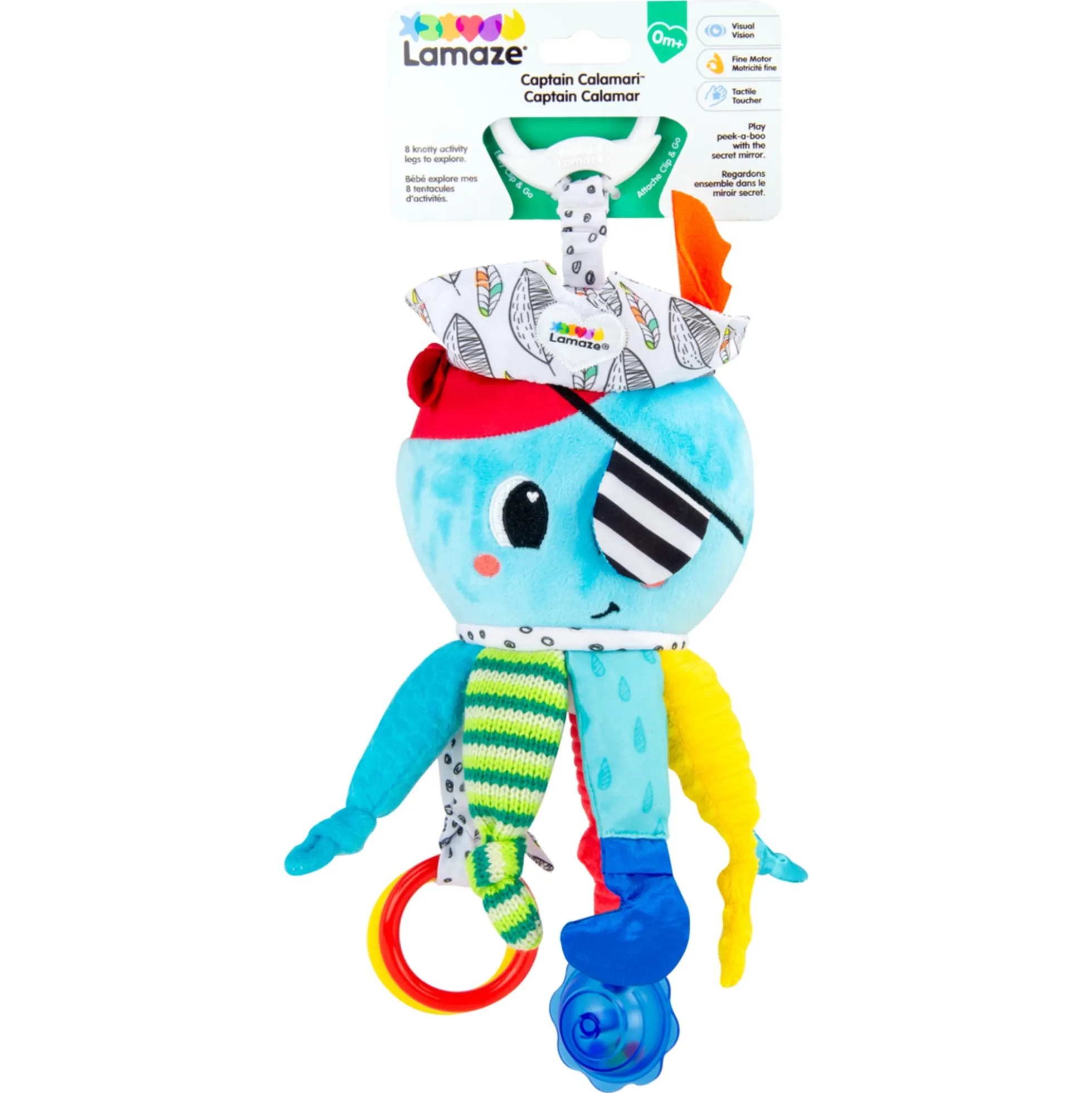 Lamaze Captain Calamari blæksprutte rangle - Fra 0 mdr.