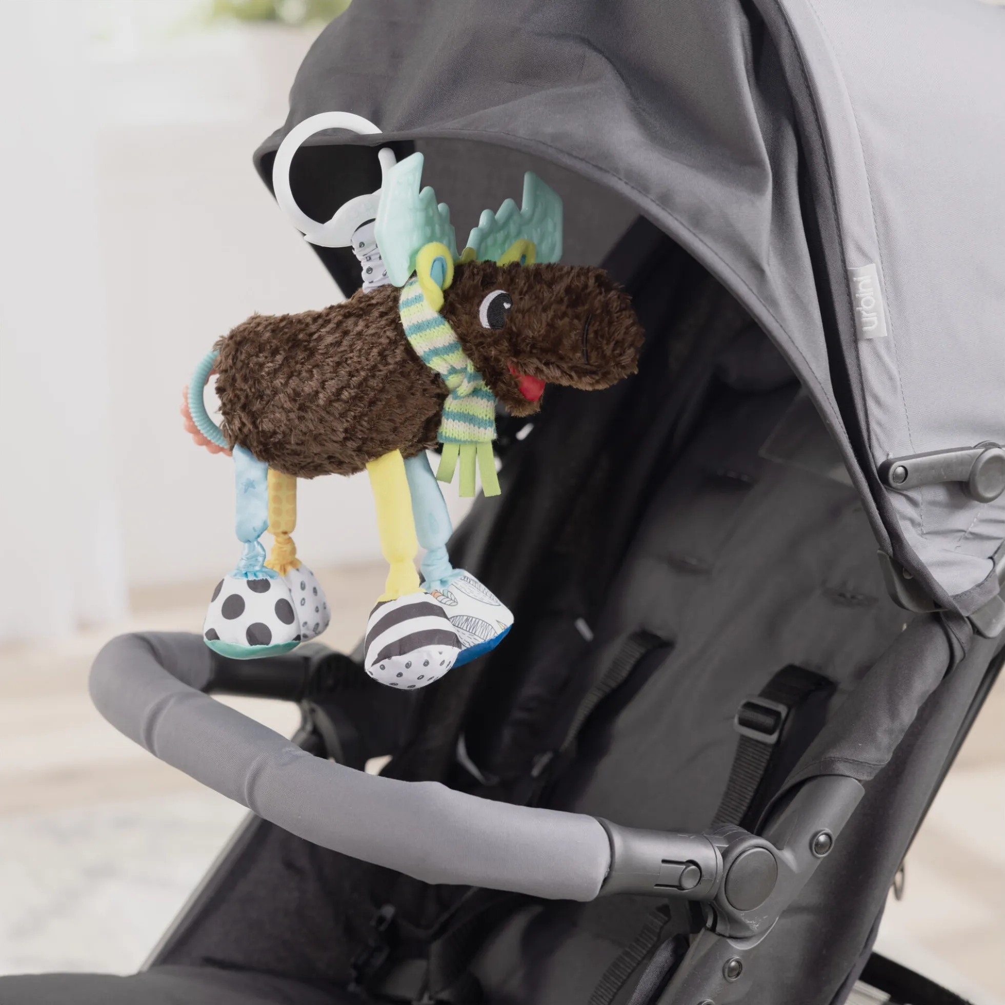 Lamaze Mortimer elgen aktivitetslegetøj - Fra 0 mdr.