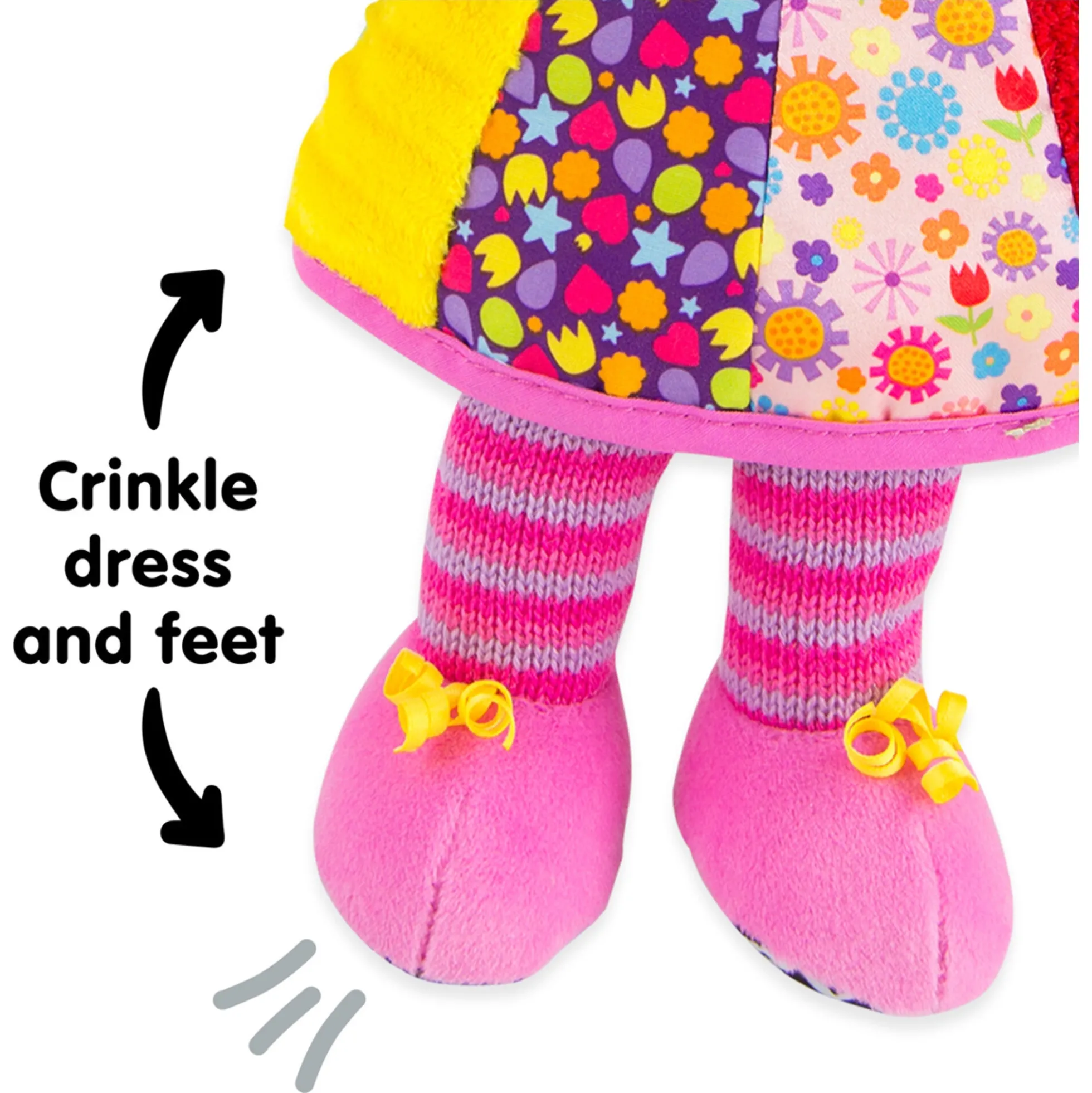 Lamaze My Friend Emily blød aktivitetsdukke - Fra 0 mdr.