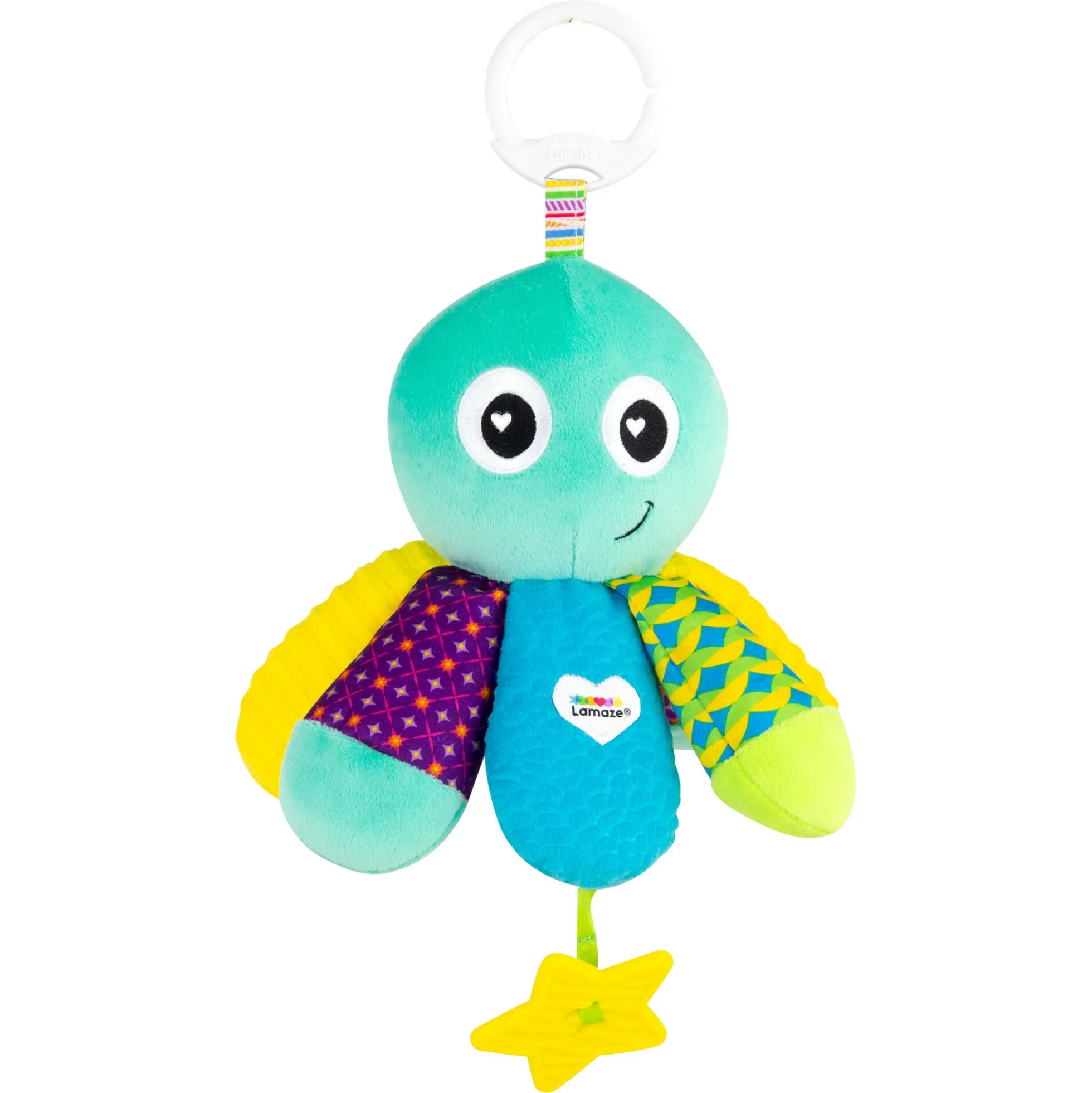 Lamaze Salty Sam blæksprutte Clip & Go - Fra 0 mdr.
