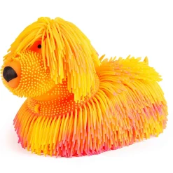 Langhåret stretchy hund 22 cm - Gul