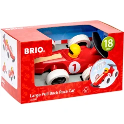 Large Pull Back Race Car - BRIO-klassiker i træ - 30308