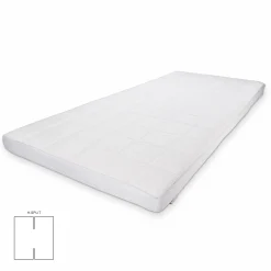 Latex H-split topmadras - 180x200 cm - 8 cm høj - Latex & naturlatex - Zen sleep topmadras til elevationsseng