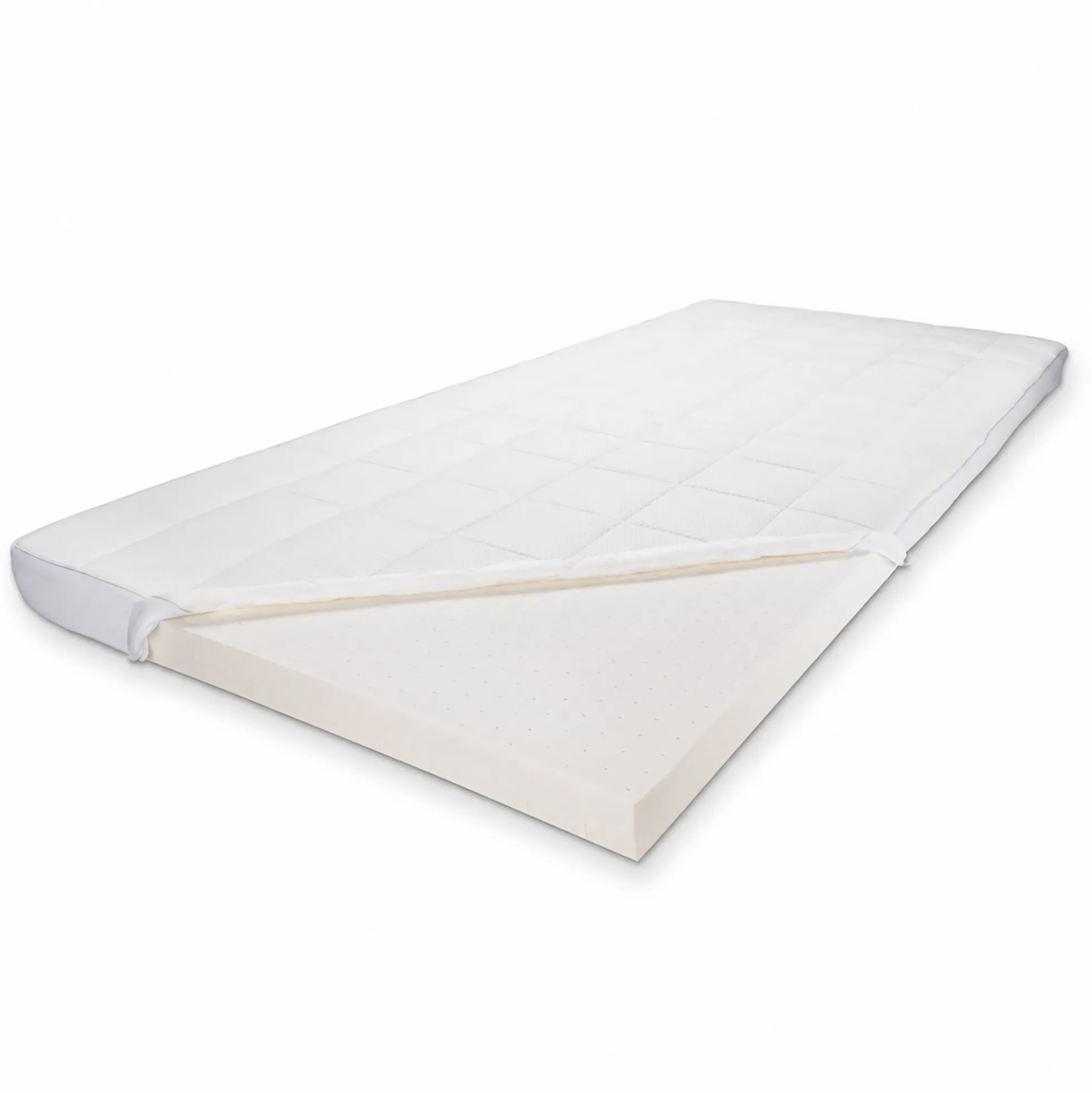 Latex U-split topmadras - 180x200 cm - 8 cm høj - Latex & naturlatex - Zen sleep topmadras til elevationsseng