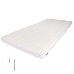 Latex U-split topmadras - 180x200 cm - 5 cm høj - Latex & naturlatex - Zen sleep topmadras til elevationsseng