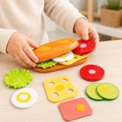 Legemad baguette med velcro - 10 dele